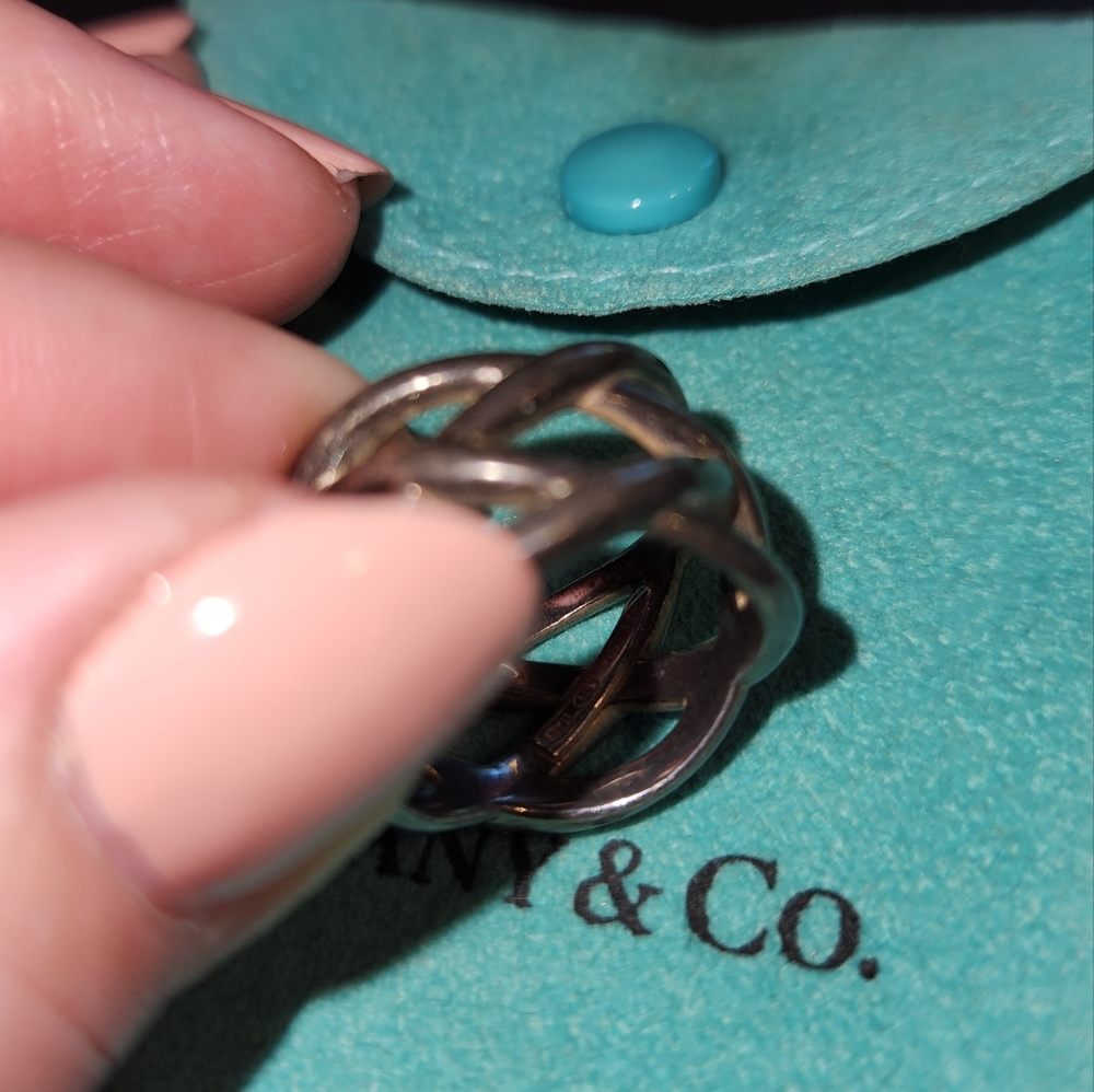 Tiffany & Co Celtic Knot Ring Size 5